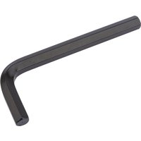 Black Draper metric hexagon key, 10mm size, with an L-shaped design and smooth finish.