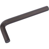 Black Draper 11mm metric hexagon key with L-shaped design and smooth finish.