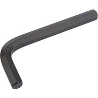 Black Draper 16mm metric hexagon key with L-shaped design and smooth finish.