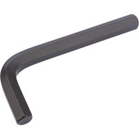 Black Draper metric hexagon key, 17mm, with an L-shaped design and smooth finish.