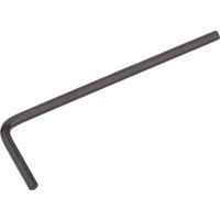 Black Draper metric hexagon key, 2.0mm, with an L-shaped design and smooth finish.