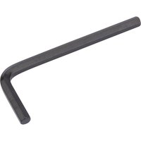 Black Draper 5.5mm metric hexagon key with L-shaped design and smooth finish.