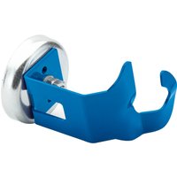 Blue Draper Mig/Tig Torch Magnetic Stand with silver base and hook design for holding welding torches securely.