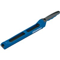 Blue Draper Multi-Rasp Flat Wood Plane, 255mm, with black ergonomic handle and metal rasp surface.