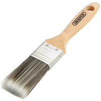 Draper 1.5in paint brush with wood handle, silver ferrule, and soft bristles.