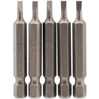 Draper 3mm Plain Slot Insert Bit - Pack of 5 - image 2