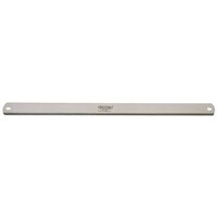 Draper precision mitre saw blade, 550mm, 24TPI, silver, rectangular with two holes at each end.