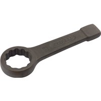 Black Draper Ring Slogging Wrench, 46mm, with a solid ring end and flat striking surface on the opposite end.