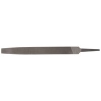 Gray Draper second cut flat file, 12 x 200mm, with a tapered tang and textured surface for metalworking.