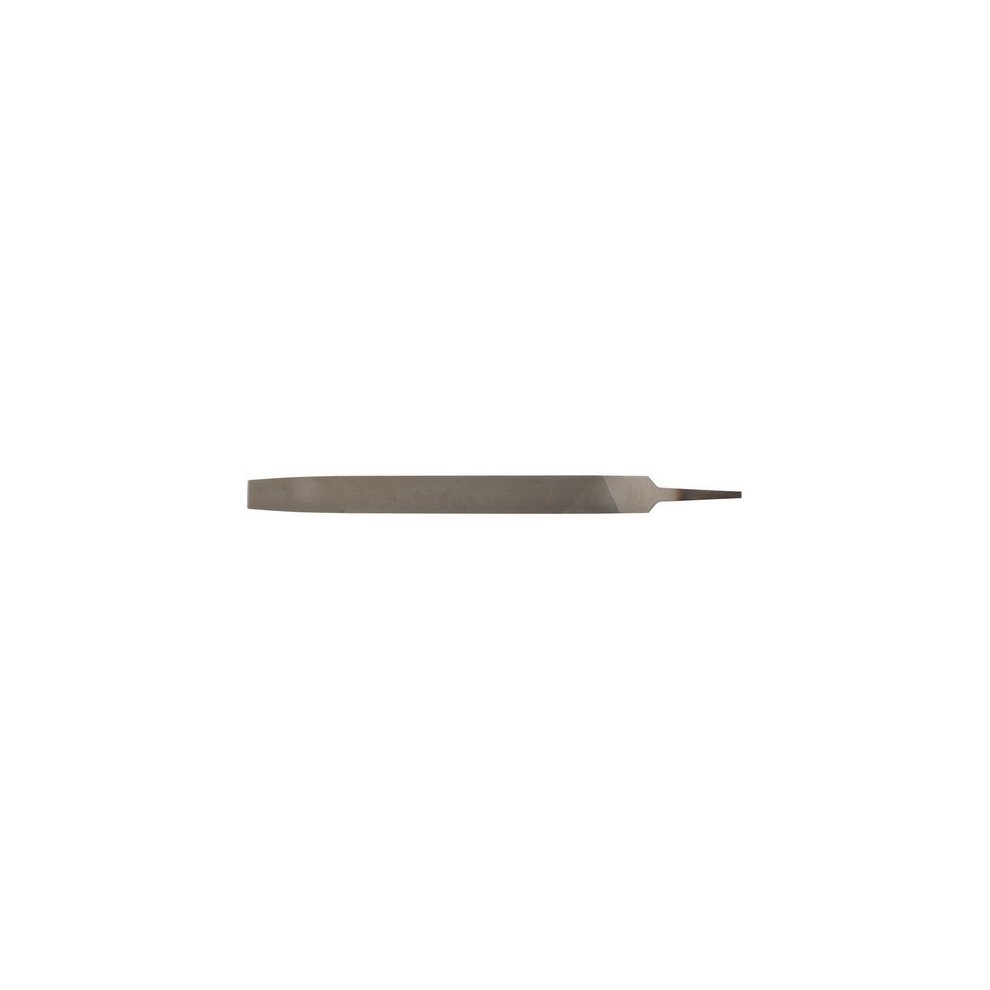 Draper 60239 Second Cut Flat (Warding) File, 250mm long, features a flat, metallic body with a tapered end, designed for precision filing, sold in a pack of 12.