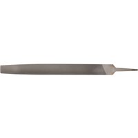 Draper Second Cut Flat File, 6 x 300mm, with a tapered end and textured surface for smoothing metal surfaces.