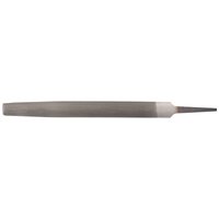 Draper half round file, 12 x 200mm, with a tapered tang and textured metal surface for smoothing and shaping.