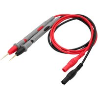 Gray and red Draper silicone test lead set with pointed probes and red and black cables for 500 Series multimeters.