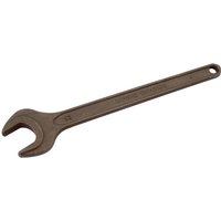 Brown Draper single open end spanner, 22mm, with a long handle and hole for hanging.