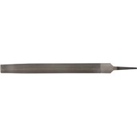 "Draper Smooth Cut Half Round File, 12 x 250mm, with tapered end and flat side for precision filing tasks"