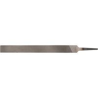 Draper Smooth Cut Hand File, 12 x 200mm, flat metal design with tapered end and smooth surface.