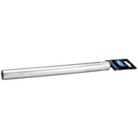Silver Draper spark plug socket, 3/8" square drive, 250 x 16mm, with a blue and white label on the end.