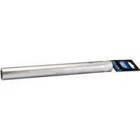 Silver Draper spark plug socket, 250 x 18mm, with 3/8" square drive and blue label on packaging.