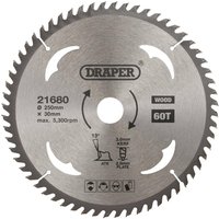 Draper TCT Circular Saw Blade for Wood 250mm 60T - image 3