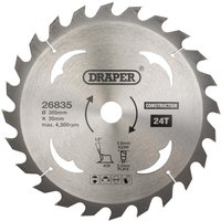 Draper TCT Construction Circular Saw Blade 305mm 24T - image 4