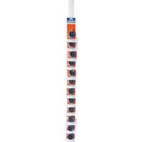 Draper Tyre Pressure Gauge TPG101, round dial, black rubber casing, measures 0-60psi, 0-4 bar, with a white needle.