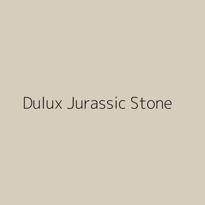 Dulux Colour Tester in Jurassic Stone, a soft beige shade, presented in a 30ML container with a smooth finish and minimalist label design.