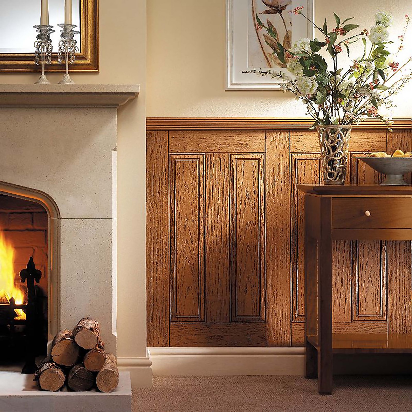 Easipanel 91.5 x 51.6cm Raised and Fielded MDF Wall Panel 5 Pack - image 3