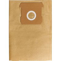 Brown Einhell vacuum cleaner bag for 12L cleaners with circular white plastic inlet on top.