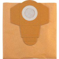 Brown Einhell vacuum cleaner bag for 30L vacuums, featuring a circular white filter attachment.
