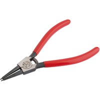 Elora A1 Straight External Circlip Pliers with red handles and silver tips for 10-25mm circlips.