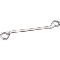 Elora Deep Crank Imperial Ring Spanner, silver, dual-ended with 1.13/16 and 2-inch ring sizes, sleek and durable design.