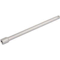 Silver Elora extension bar, 1/4" square drive, 150mm length, with a smooth finish and socket end.
