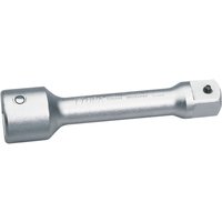 Silver Elora extension bar, 1" square drive, 200mm length, with a smooth metallic finish and engraved branding.