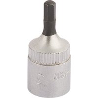 Hexagon Screwdriver Socket, 1/4" Sq. Dr.,