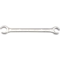 Elora Imperial Flare Nut Spanner, silver, dual open ends, sizes 5/8 and 3/4 inch, sleek and polished finish.