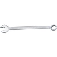 Silver Elora long combination spanner, 26mm, with open-end and ring-end, sleek polished finish.