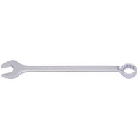 Elora long combination spanner, 41mm, silver, with open-end and ring-end design, elongated handle.
