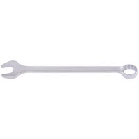 Silver Elora Long Imperial Combination Spanner, 1.11/16", with open end and ring end, sleek and polished finish