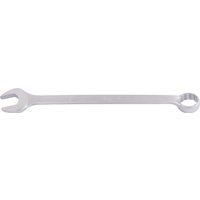 Silver Elora long imperial combination spanner, 1.5/16", with open-end and ring-end design.