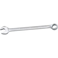 Silver Elora 11/16" long imperial combination spanner with open and ring ends, sleek polished finish.