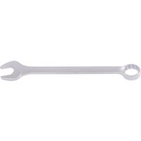 Silver Elora long imperial combination spanner, 2.1/16", with open-end and ring-end design.