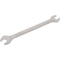 Silver Elora double open end spanner, 3/8 x 7/16 inch, with slim handle and angled jaws.