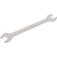 Elora Long Imperial Double Open End Spanner, silver, with 9/16 and 5/8 inch ends, sleek and polished finish.