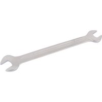 Silver Elora long metric double open end spanner, 11 x 13mm, with polished finish and dual open ends.