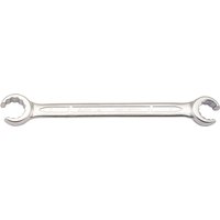 Elora Metric Flare Nut Spanner, silver, dual open ends, sizes 17mm and 19mm, with a polished finish.