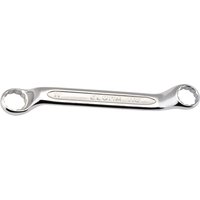 Elora Midget Deep Crank Metric Ring Spanner, silver, dual-ended with 10mm and 11mm ring sizes, sleek design.