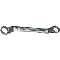 Silver Elora Midget Deep Crank Metric Ring Spanner, dual-ended with 4mm and 4.5mm ring sizes, engraved branding.