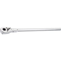 Elora reversible ratchet, 1" square drive, 660mm, with a long silver handle and a polished metal ratchet head.