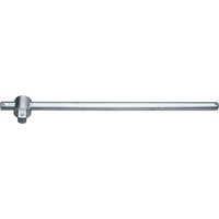 Elora Sliding 'T' Bar, 1" square drive, 640mm, silver metal with a sliding handle and square socket end.