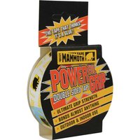 Everbuild Mammoth Powergrip tape, double-sided, black and yellow packaging, suitable for indoor and outdoor use.